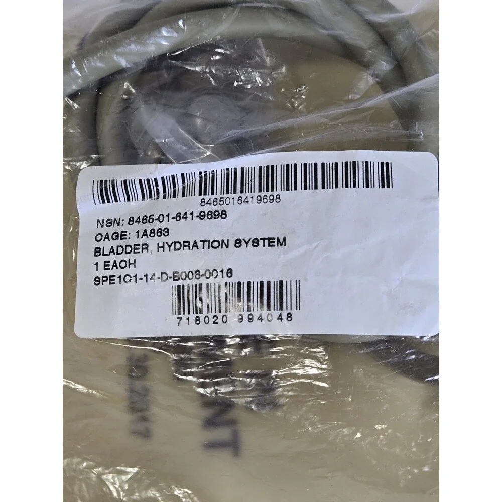 USGI SKILCRAFT Hydration Bladder 100oz 3L NSN 8465-01-641-9698 NOS